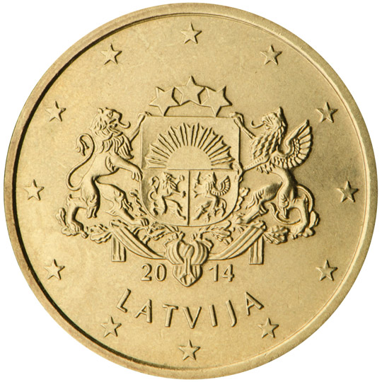 Latvia 50c v1